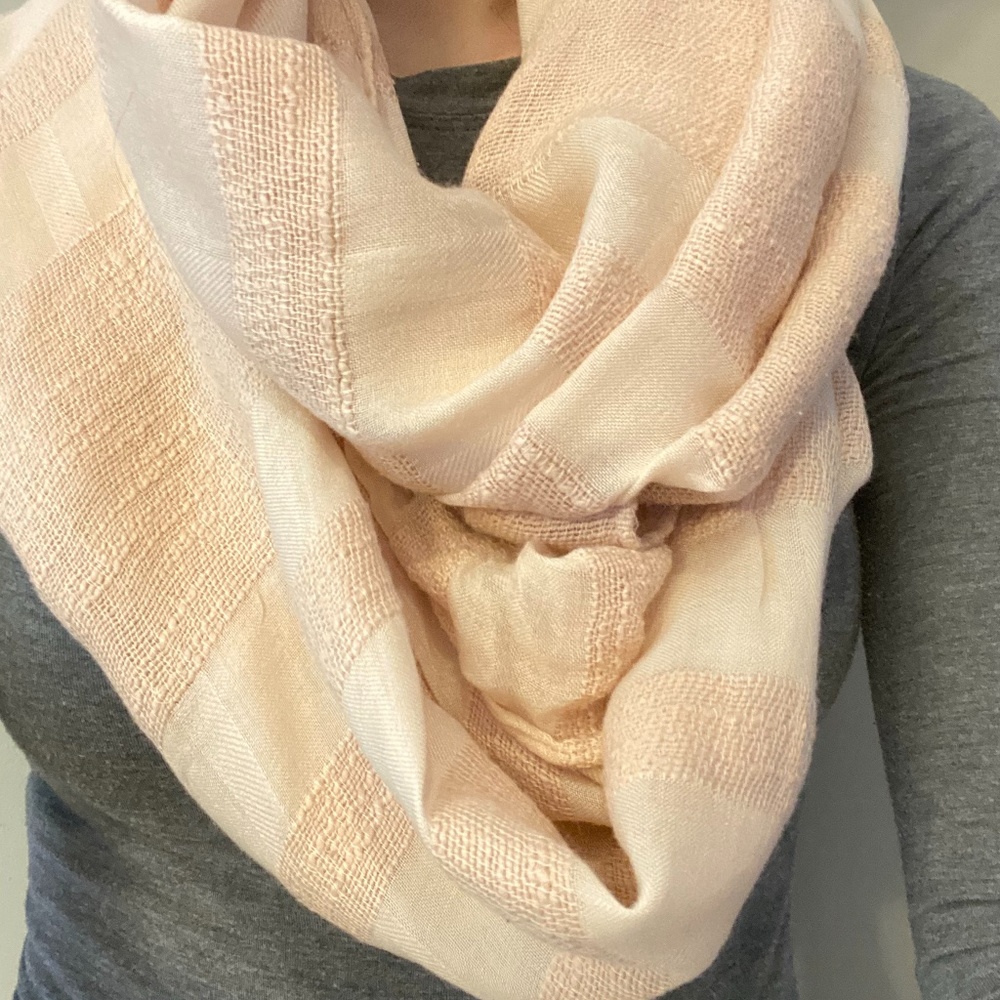 Blush Pink Ann Taylor Scarf - Great Condition!